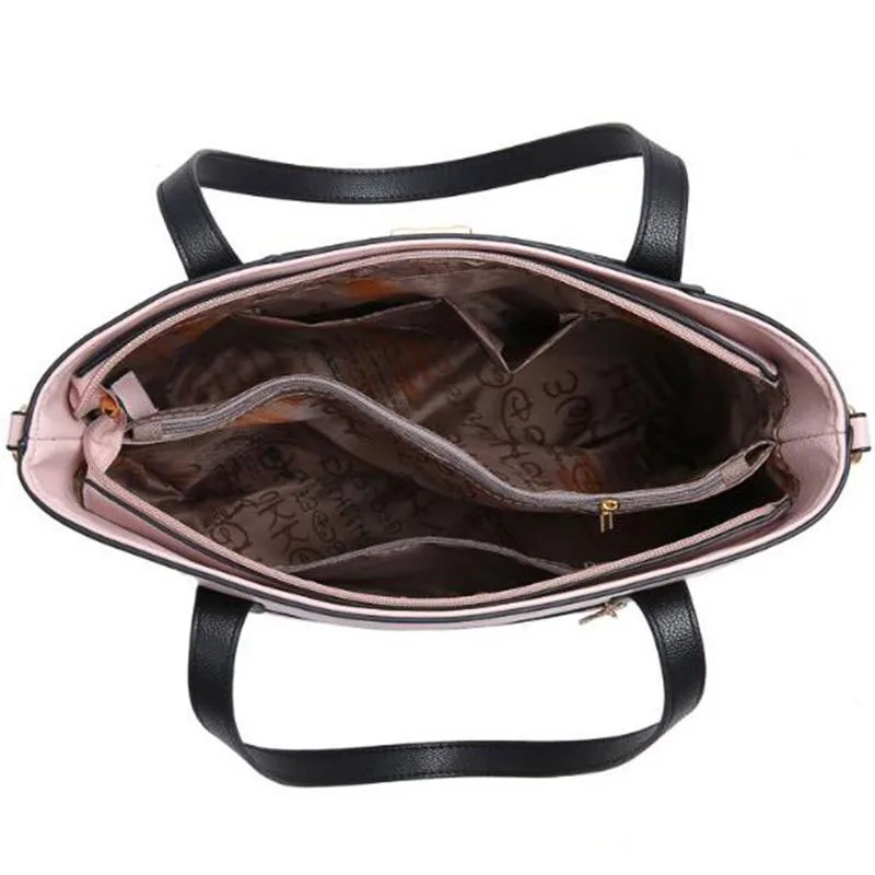 

2020 Women Patchwork Handbag Women Famous Brands Shoulder Leather Bag For Women Hand Bags Sac Big Capacity Bolsos Mujer