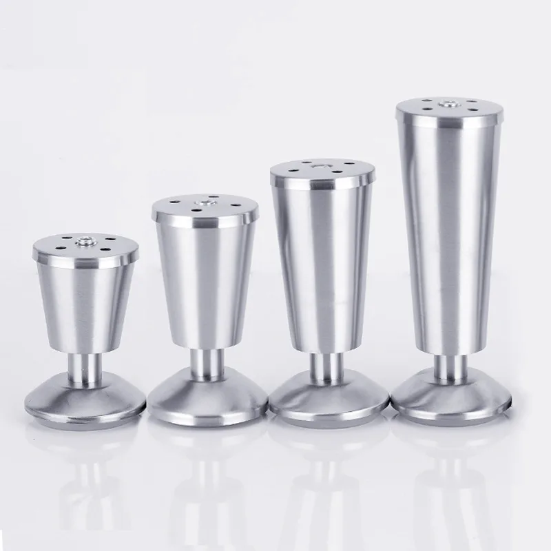 

1/4PCS Adjustable Furniture Legs Replacement Metal For Cabinet Sofa Table Beds TV Stands Support Foot Cup Hairpin Foot