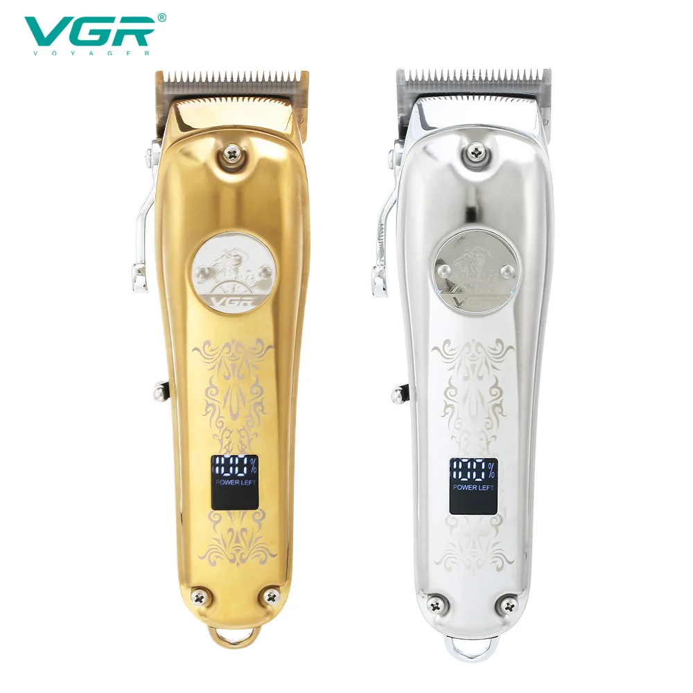 VGR 226 Hair Clipper Professional Rechargeable Personal Care Electric Metal Trimmer For Men Shaver LCD USB Reduction Barber V226