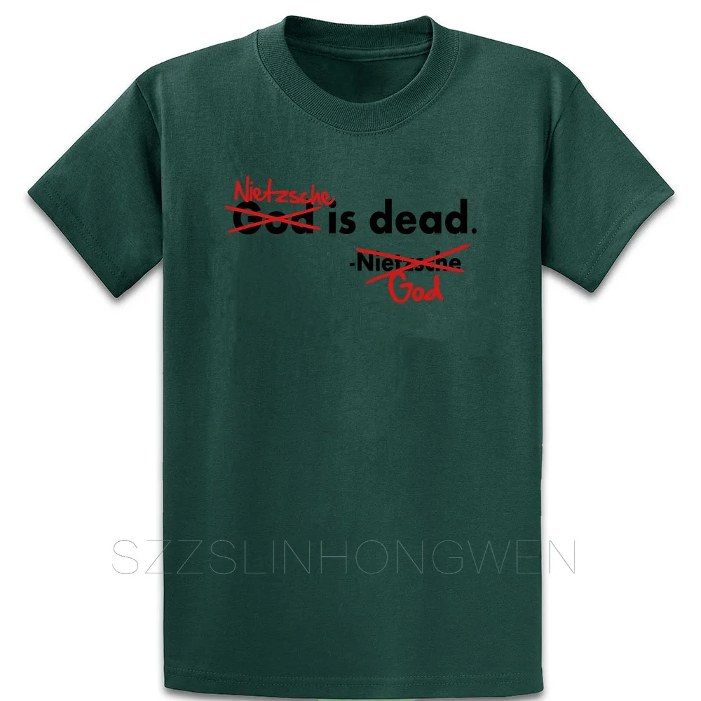 God Nietzsche Is Dead Vector Design Футболка против морщин весна осень хлопок o-образным вырезом Comical Винтаж создать новая рубашка