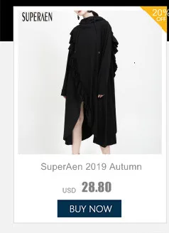 SuperAen, осень, новое пальто для женщин, Европейский однотонный цвет, большие размеры, Свободная Женская ветровка, дикая повседневная женская одежда