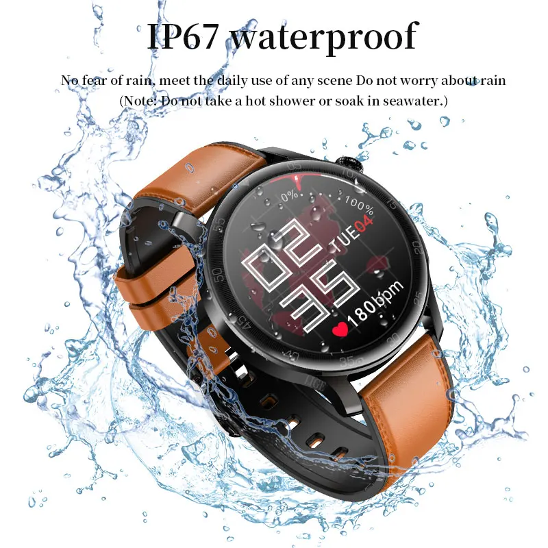 lige women smartwatch smart watch men ip68 waterproof 24 sports modes fitness tracker for android ios huawei xiaomi apple phone free global shipping