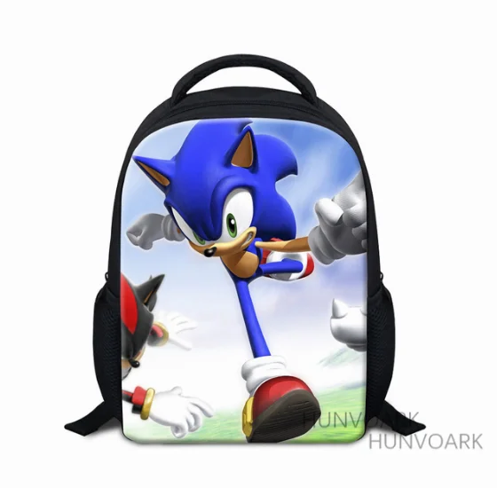 SONIC зубная щётка гоночный рюкзак школьный 16 дюймов Детский с рисунком героев из