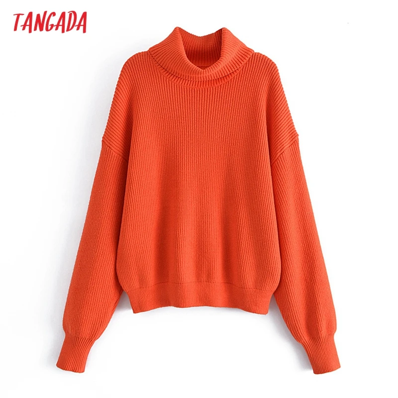 

Свитер Женский вязаный с воротником-хомутом, SW20