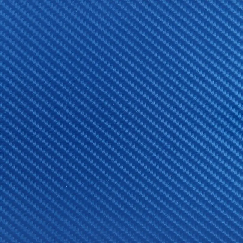 

Carbon Fiber Car Stickers Decal Glossy Vinyl Wrap 30x152CM Blue Interior