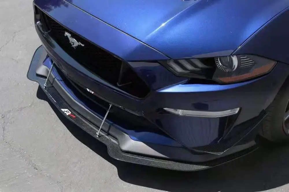Автомобильный диффузор для переднего бампера из углеродного волокна подходит Ford