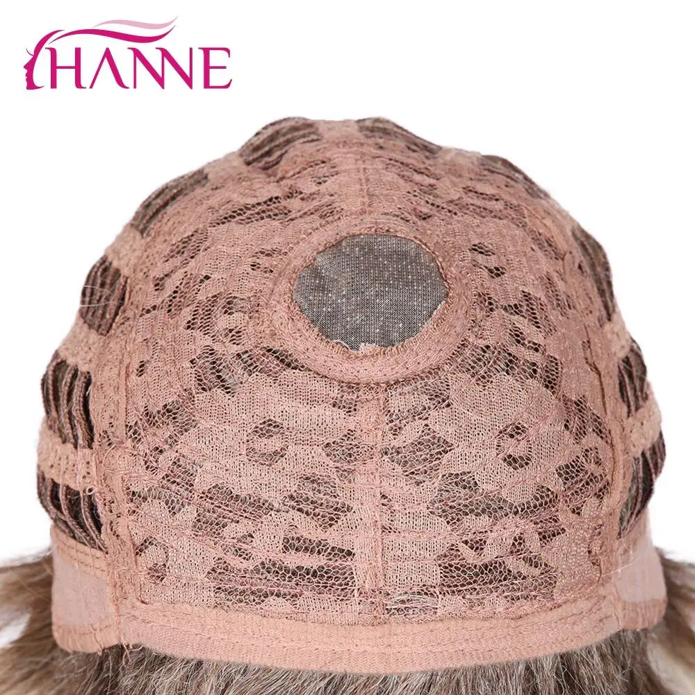 HANNE, короткие синтетические волосы, парики для женщин, кружевной топ, парик, смешанный коричневый и блонд, 613 натуральные парики, косплей парик