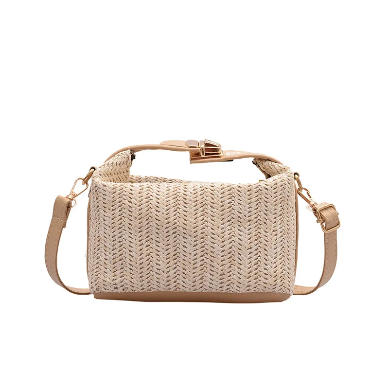 

Summer small bag woven women's bag 2020 new fashion fashion Single Shoulder Messenger Bag