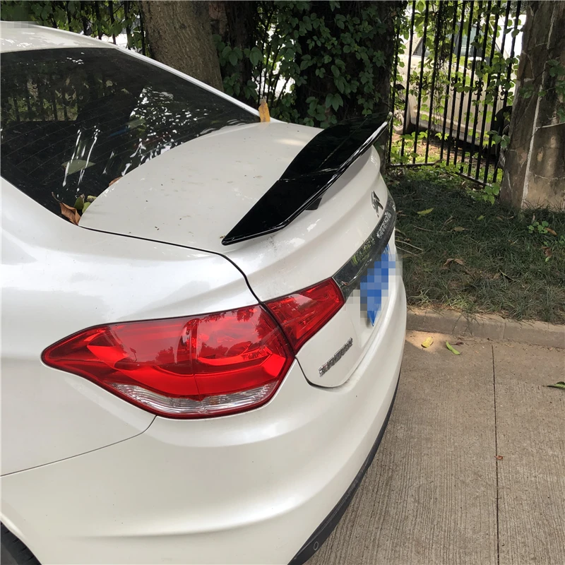Для Citroen C4L спойлер спортивный ABS пластик Материал заднее крыло автомобиля