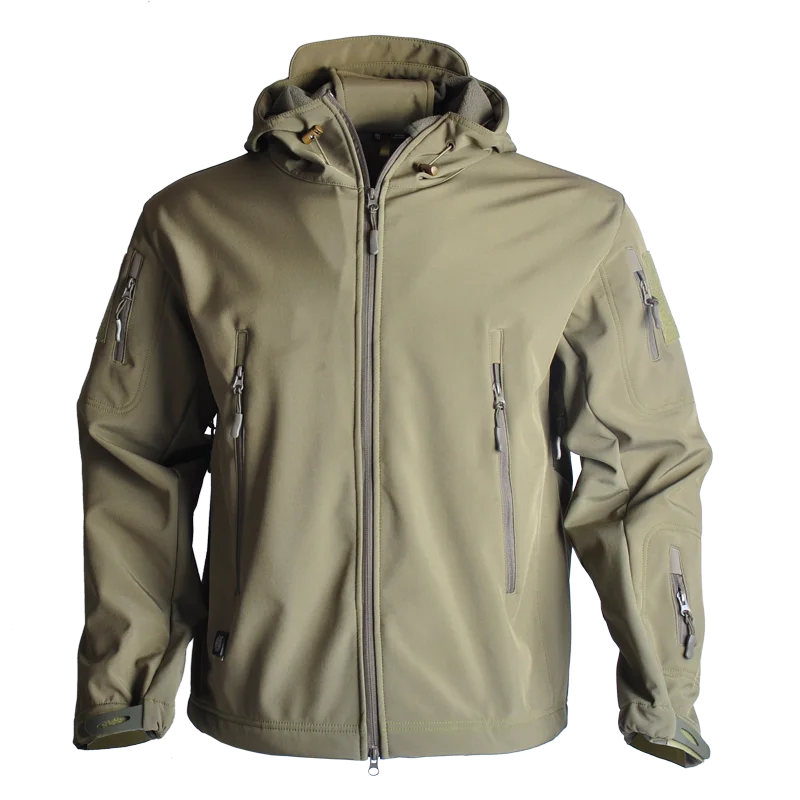 Куртка мужская флисовая водонепроницаемая камуфляжная Охотничий Жилет | Мужская