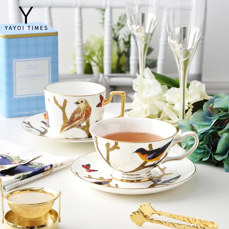

Funny Cup Handmade Coffee Cup Vintage Decor European Style Ceramic Tea Cups Saucer Sets Arabic Vaso Para Cafe Dish Set