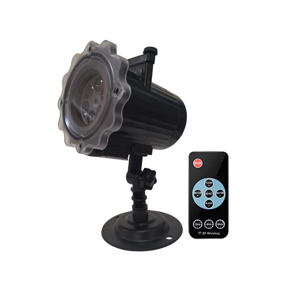 

New LED Outdoor Waterproof LED Christmas Snowflake Projector Lamp Spotlight Birthday Halloween Wedding Projector Lights