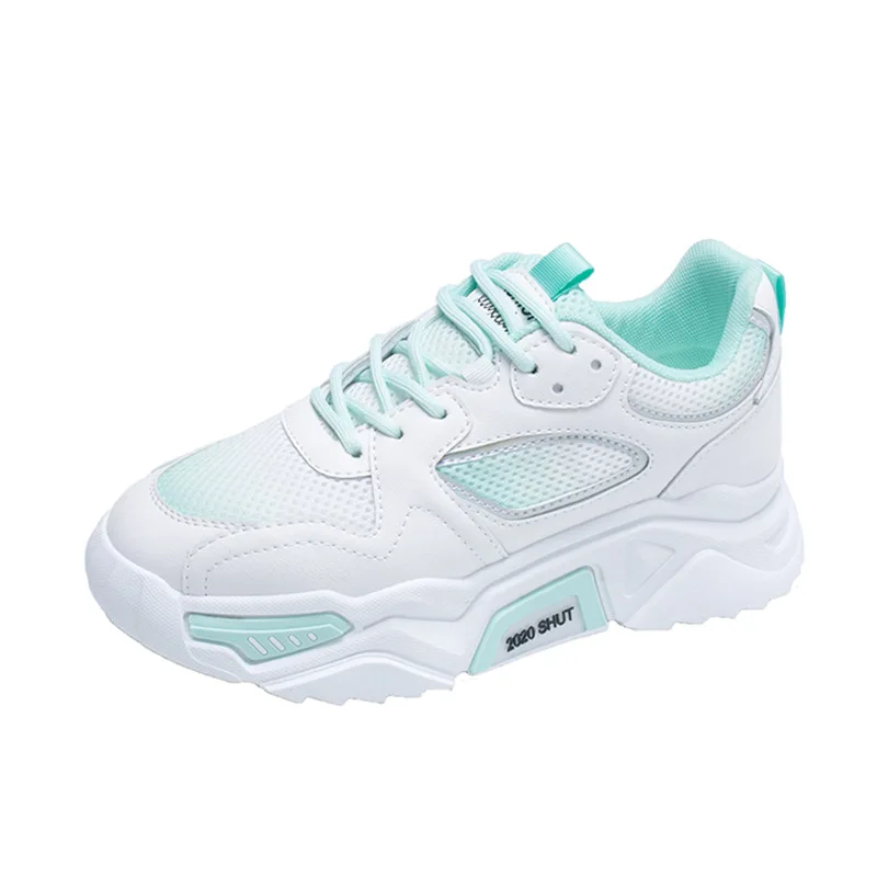 

Women Sneakers Flats Platform Shoes Fashion Thick Bottom Round Toe Lace-up Casual Ladies Sneakers