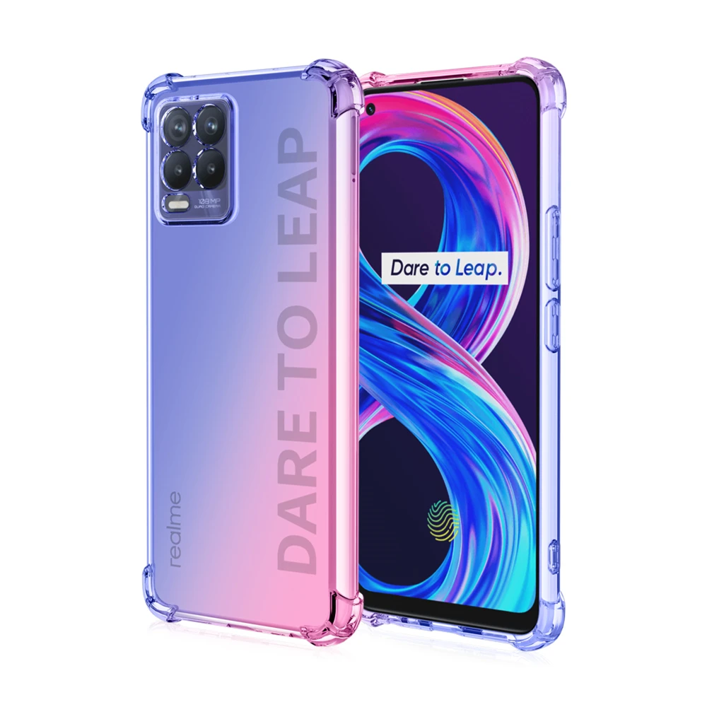 Buy Colorful Soft Fashion TPU Case for OPPO A94 A93 A53 A52 A72 5G A73 4G Realme 8 Pro C20 C21 V11 Find X3 Phone Bag on
