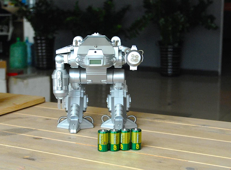 Robocop ED-209 экшн-фигурка анимация Ver. Электронные часы из ПВХ игрушки новые без