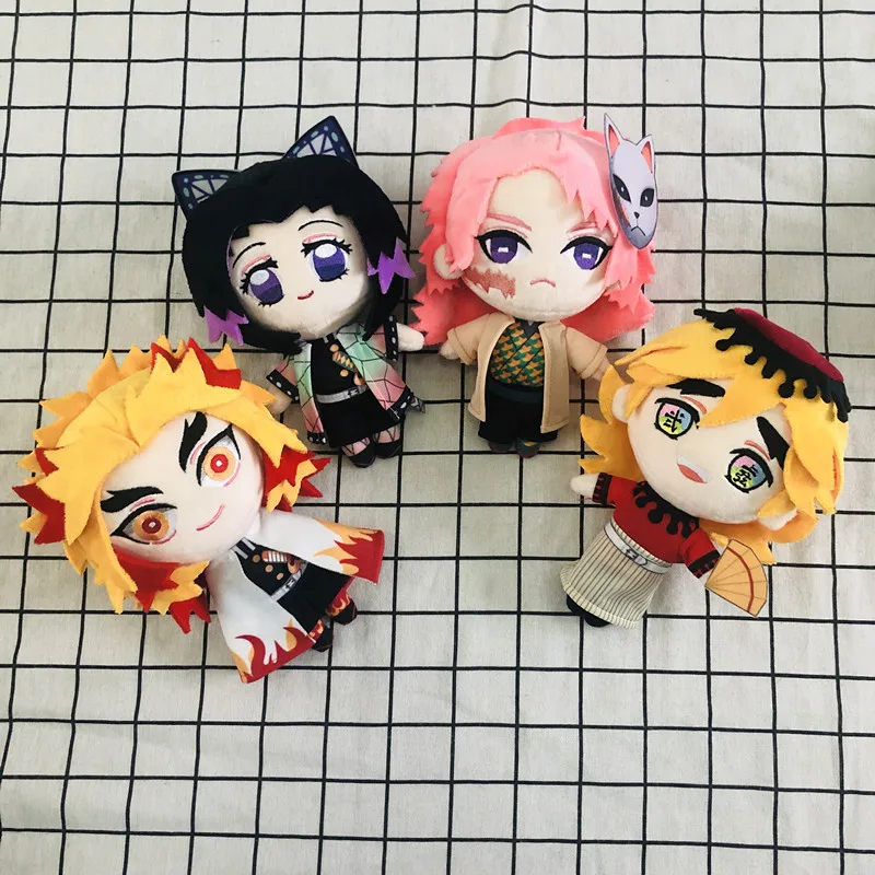 Demon Slayer: Kimetsu No Yaiba Kamado Tanjirou Agatsuma Zenitsu Rengoku Kyoujurou плюшевые куклы | Игрушки и хобби