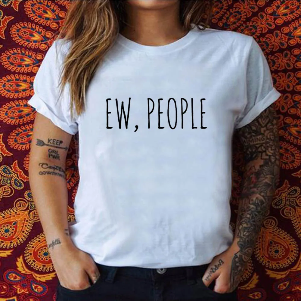 Футболка женская хлопковая с коротким рукавом и круглым вырезом | Женская одежда