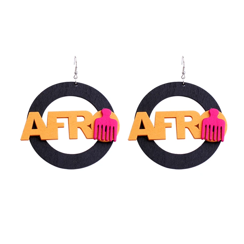 Модная обувь в винтажном стиле С буквенным принтом деревянная серьга себе Gypsy