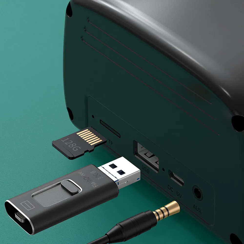 

Portable Smart Sound Box Card Horn Loudspeakers Music Outdoor Stereo Receiver Radio Bass Wireless Sonos Speaker Bluetooth