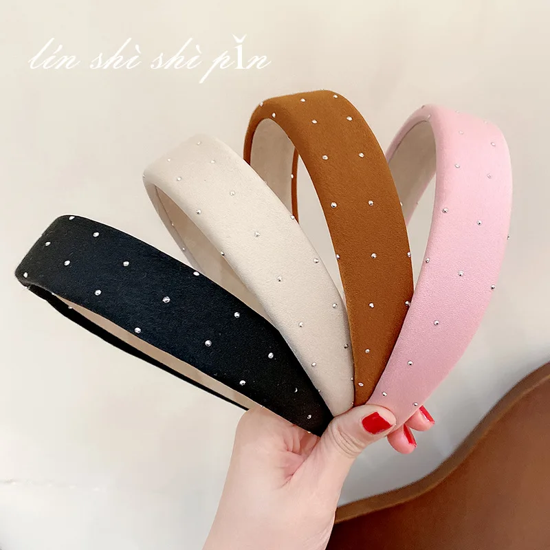 

Ободок для волос в Корейском стиле, французская индивидуальная элегантная повязка на голову для молодых девушек