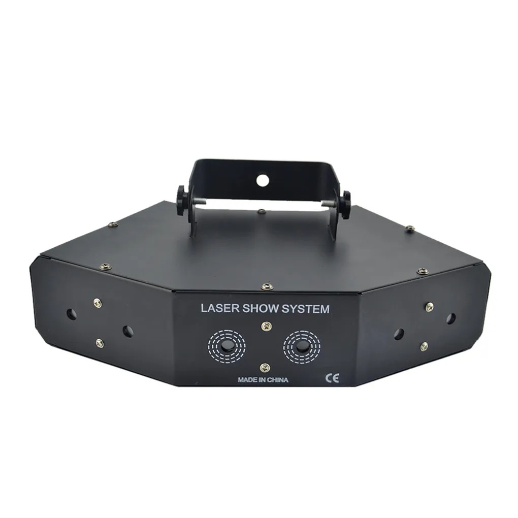 AUCD 6 Eye 7 каналов DMX двойной RGB луч сети матричный проектор лазерные огни Дискотека