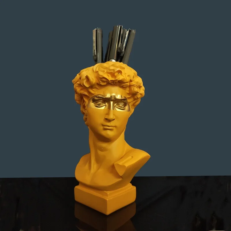 Карандаш для вазы Бао Гуан та Давида Художественная Скульптура Микеланджело