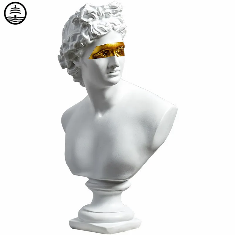 

Европа, черно-белая модель Apollo, аксессуары для украшения дома, современная абстрактная скульптура Давида, декор гостиной