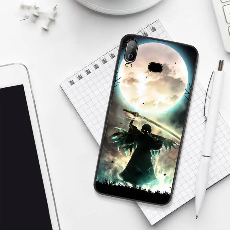 CUTEWANAN Demon Slayer Kimetsu No Yaiba Soft black Phone Case For Samsung A10 A20 A30 A40 A50 A70 A71 A51 A6 A8 2018 | Мобильные