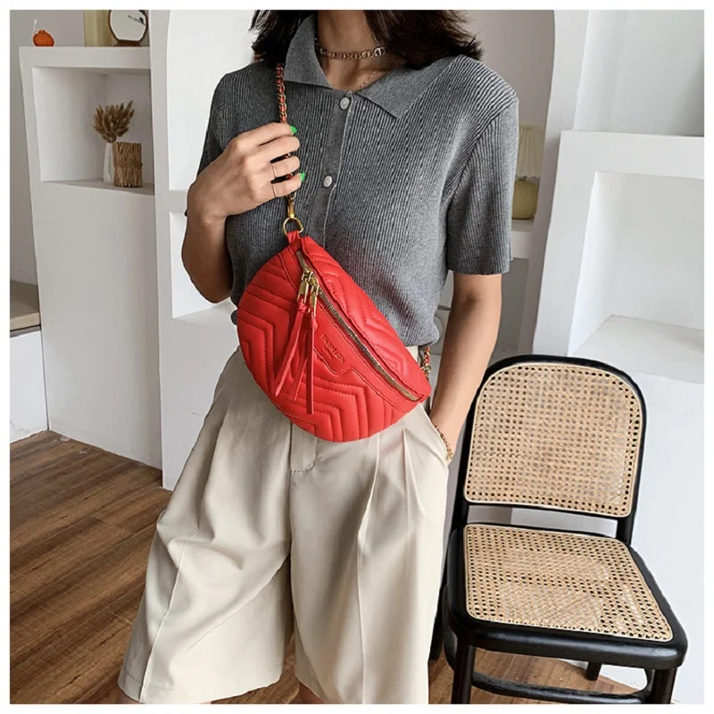 

Popular Women's Bag 2021 New Tide Hundred With Fashion Chest Ins Design Sense Summer Crossbody