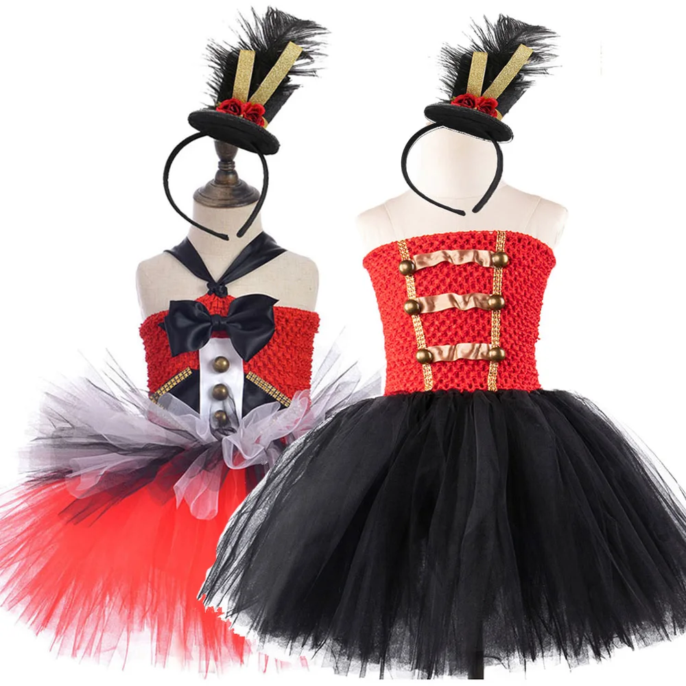 

Cute Girls Birthday Party Nutcracker Costume for Kids Fancy Circus Ringmaster Nutcracker Tutu Dress Gowns Flower Girls Clothing