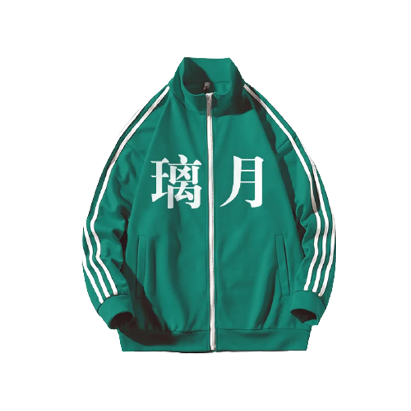

Костюм для косплея ZhongLI от Genshin Impact Li Yue, модная куртка с длинным рукавом и штаны, толстовка унисекс с капюшоном на молнии, Свитшот