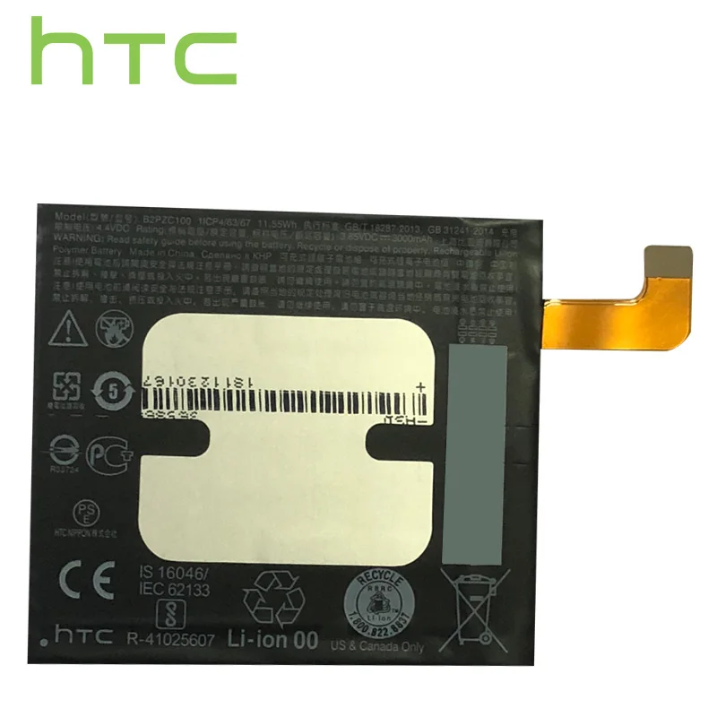 HTC-Bater&iacute;a de iones de litio 100% Original, 3000mAh, B2PZC100, para HTC U-3U, U11-2