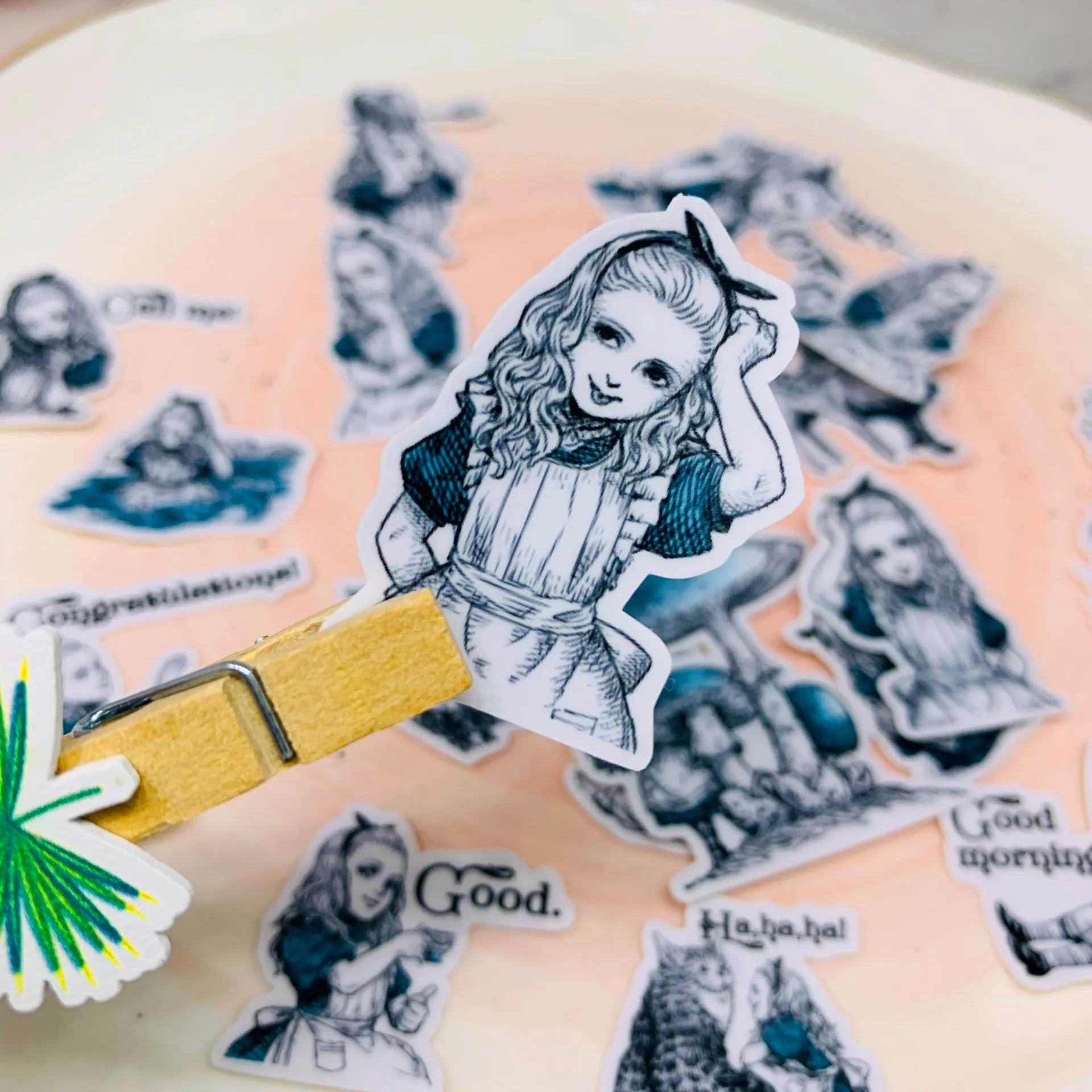 40 шт. девичьи наклейки для фотоальбома |