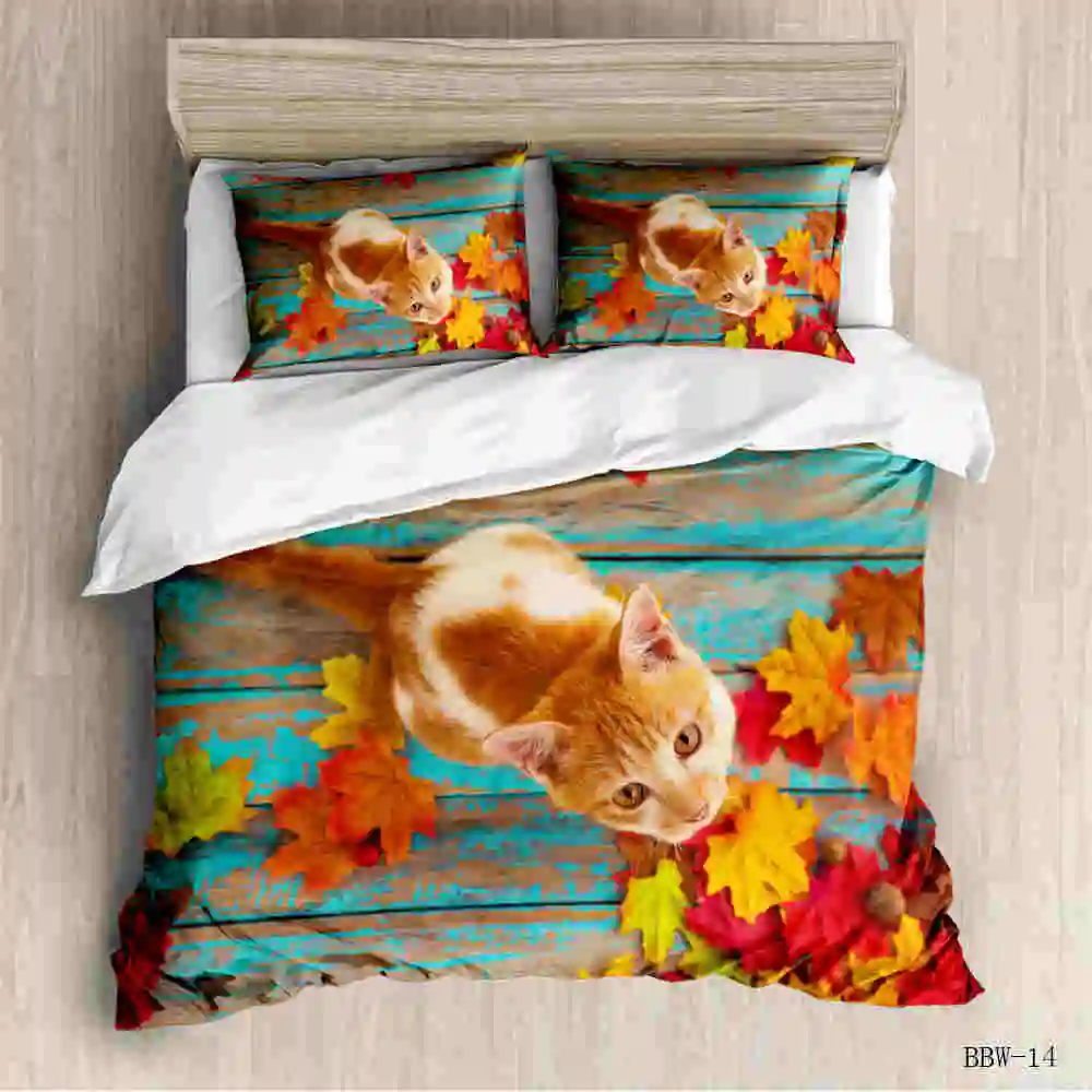 

Leopard Printing bedding set quilt duvets cover bed linen Queen King Bedclothes with Pillow Case Home Decor Textile