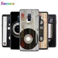 magnetic tape cassette audio tape for samsung galaxy a3 a5 a6 a7 a8 a9 a6s a8s a9s star plus 2016 2017 2018 black phone case