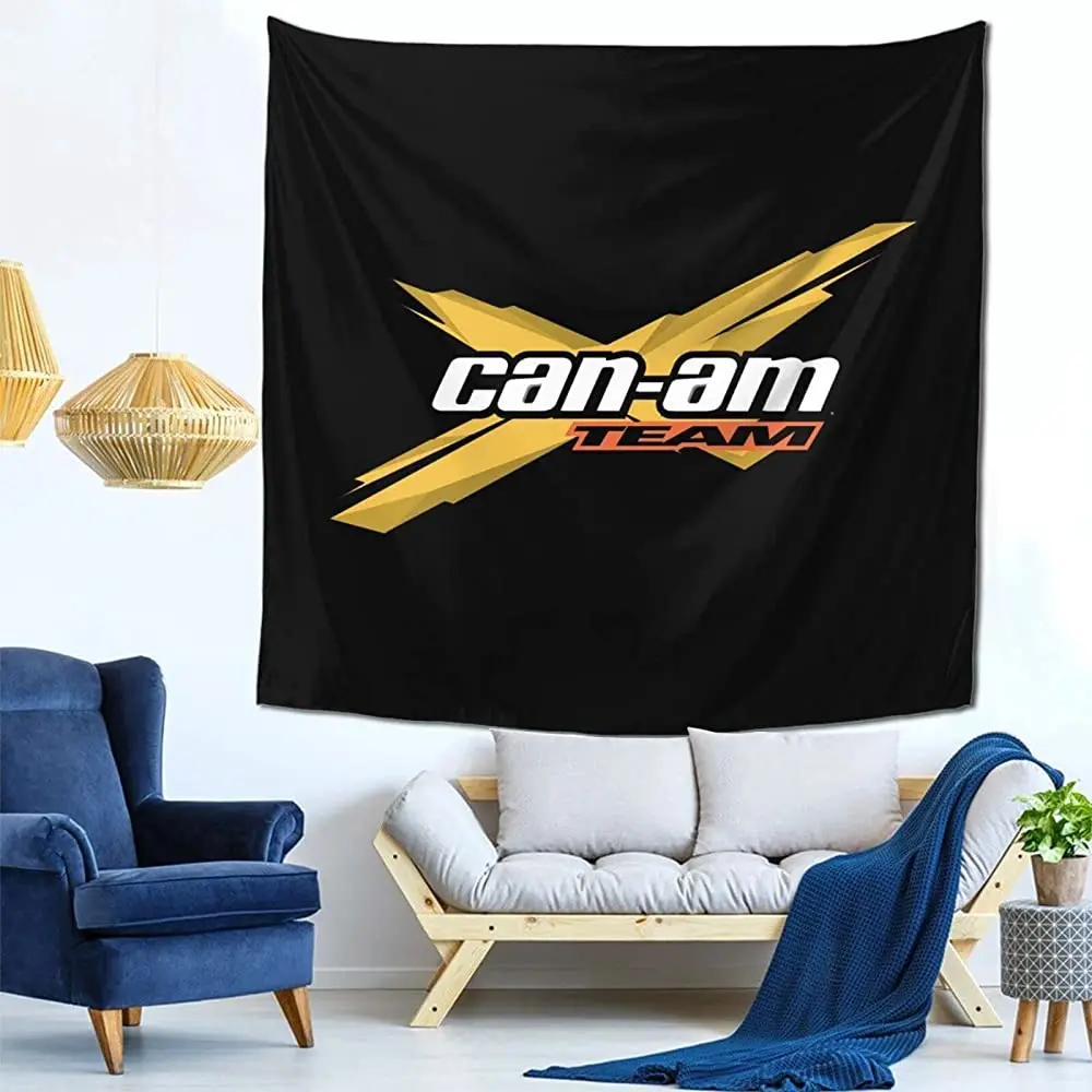 

Can Am Team tapestry wall hanging indoor decoration holiday gift 59*59in