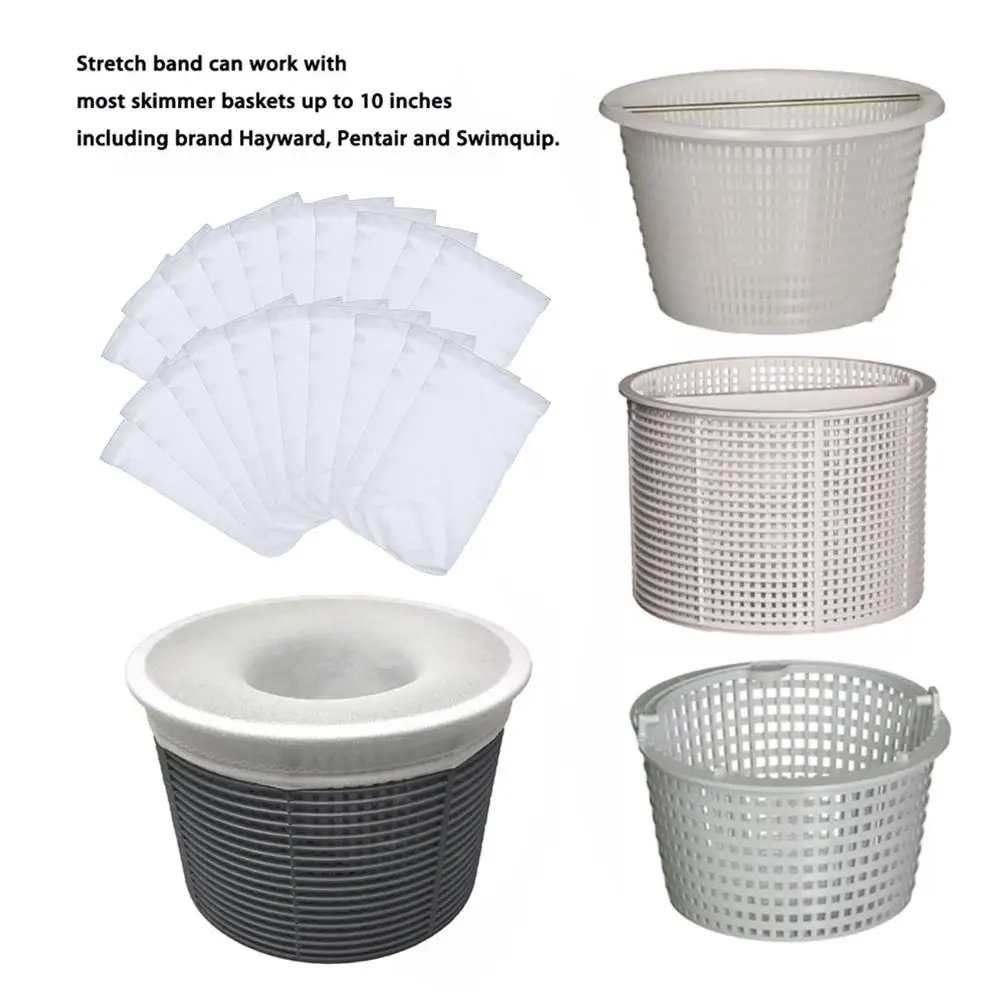 Swimming Pool Skimmer Filter Basket Socks Sleeve Mesh Screen Sock Net Storage Cleaning Accessories For Home | Дом и сад