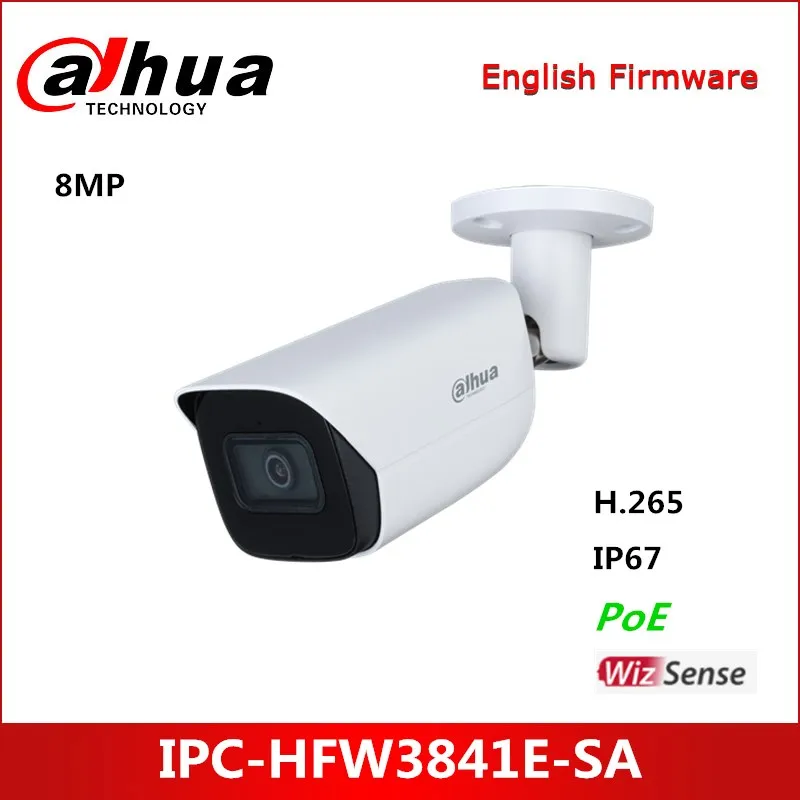 

Сетевая ИК-камера Dahua 8MP с фиксированным фокусным расстоянием, внешняя связь, поддерживает макс. 256 G Micro SD-карту, IP-камеру