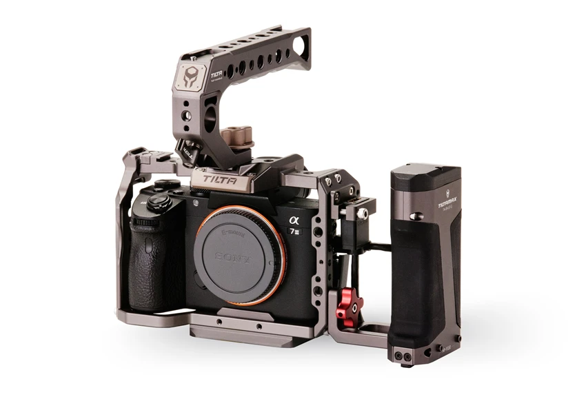 Tilta DSLR Камера клетка TA-T17-A-G TA-T17-C-G для sony A7 A9 A7III A7R3 A7M3 A7S3 sony A7/A9 серии w/фокусная ручка A7 iii клетка - Цвет: TA-T17-B-G
