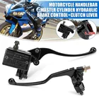 Универсальный мотоциклетный руль 22 мм 78 дюйма черный левый правый главный цилиндр гидравлический тормоз рычаг сцепления передние аксессуары