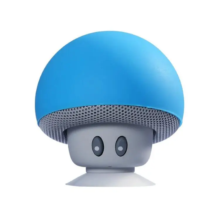 Мультфильм гриб Беспроводной bluetooth динамик водостойкая присоска Мини bluetooth динамик аудио открытый портативный кронштейн