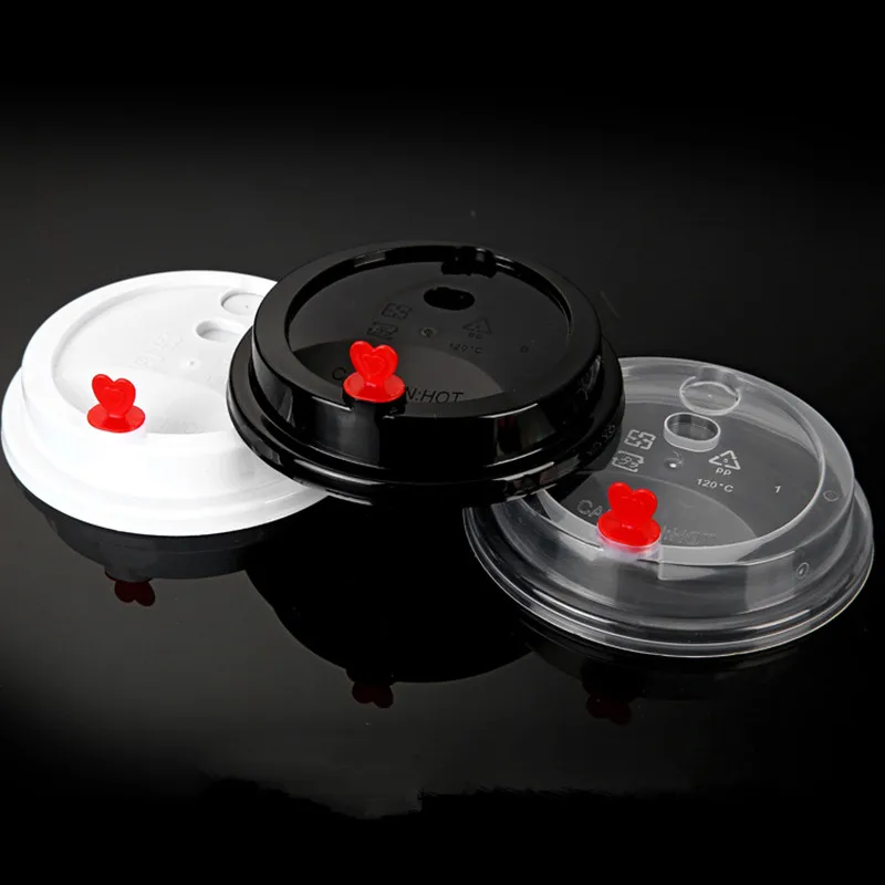 50 шт. 90 Калибр Одноразовая чашка для чая креативная Любовь крышка чашки инъекции