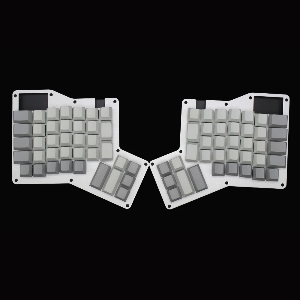 cherry profile ergo thick pbt blank printed ergodox keycaps for mechanical keyboard diy keycap set for ergo ergodox free global shipping