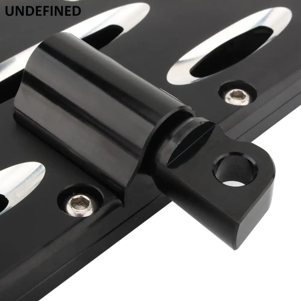 Черная Напольная доска для мотоциклетного водителя CNC штекерное крепление