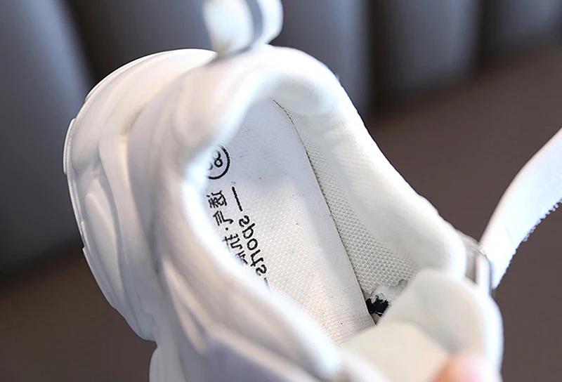 

Child Mesh Thick Shoes Patchwork Sneakers 2021 Spring Kid Non-slip Casual Shoes Boy Girl Comfortable Walk Run Shoes Size 26-36