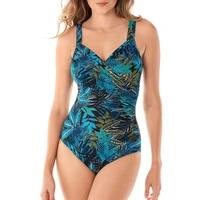 vintage print floral plus size swimsuit one piece swimwear women 2020 push up female bathing suit padded monokini beachwear 3xl