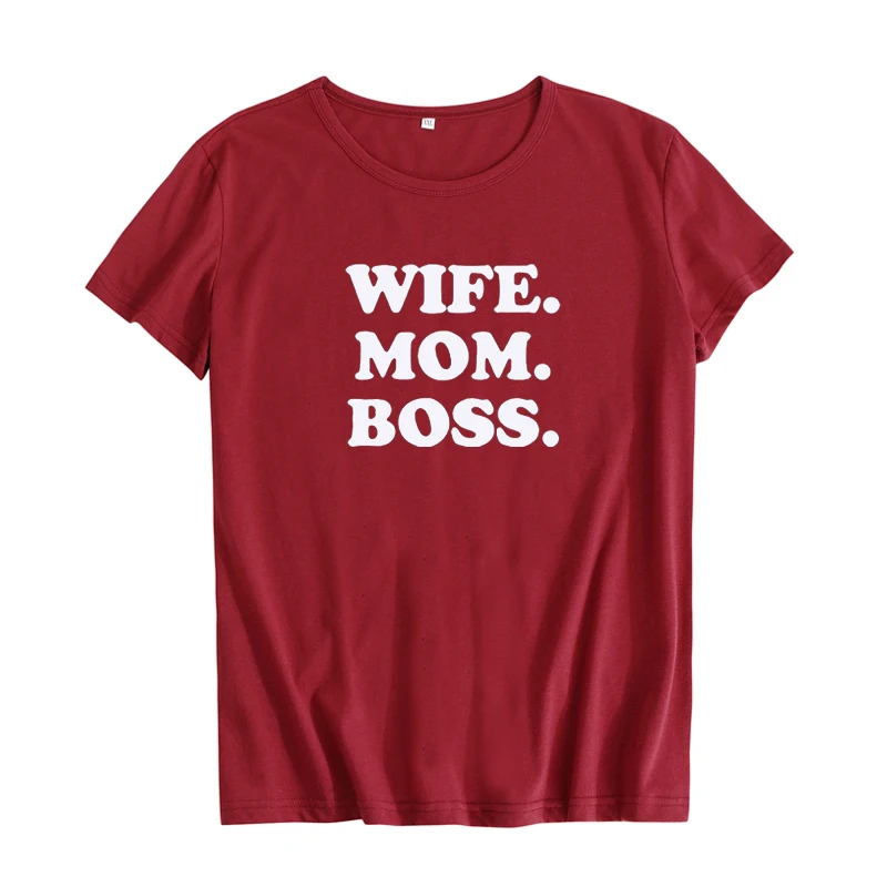 Модная женская футболка с надписью Мама Жизнь говорящий Харадзюку мама жена босс