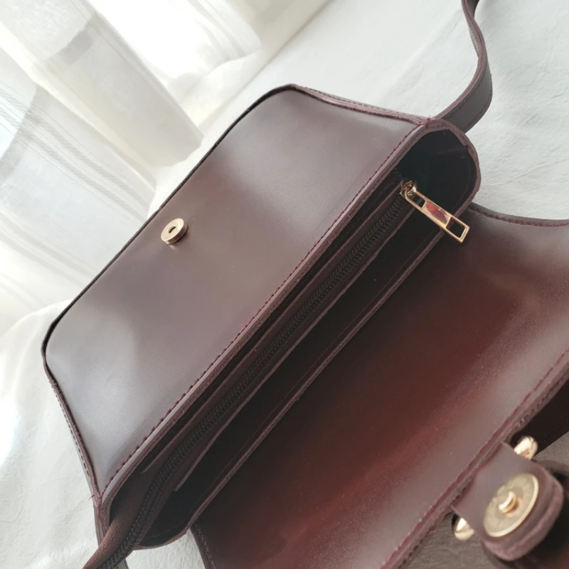 

Casual Small Shoulder Bags for Women 2021 Designer Handbags High Quality Pu Leather Crossbody Bag Purse Vintage Satchels Bolsas
