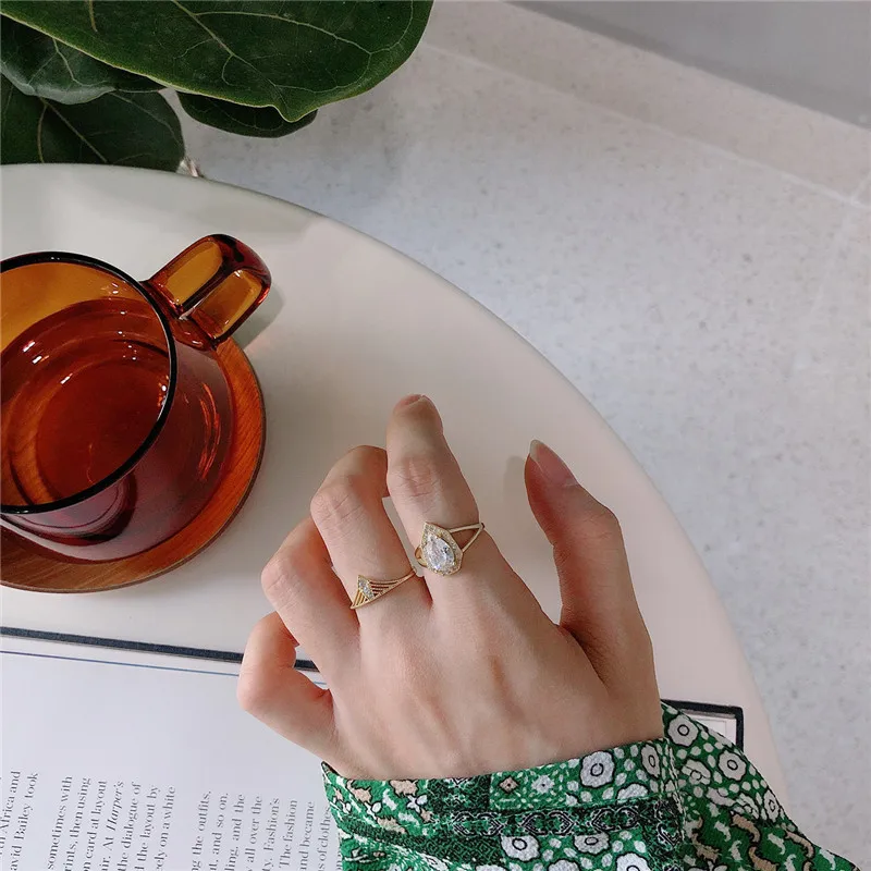 Женские винтажные кольца POFUNUO классические из стерлингового серебра 925 пробы с