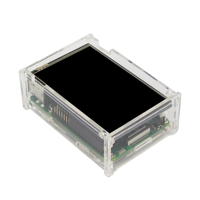 Новинка 3,5 дюймов TFT lcd сенсорный экран 32 МГц 128 МГц SPI для Raspberry Pi 4 Модель B 3B+ 3B - Цвет: Case only for Pi 4